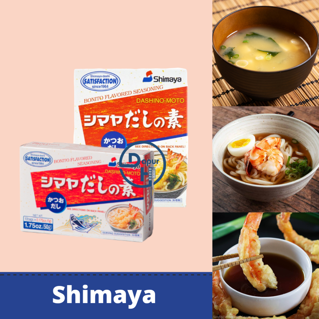 

SHIMAYA DASHI NO MOTO Katsuodashi Kaldu Ikan 50 g & 100 g // Bukan Marutomo Hondashi--