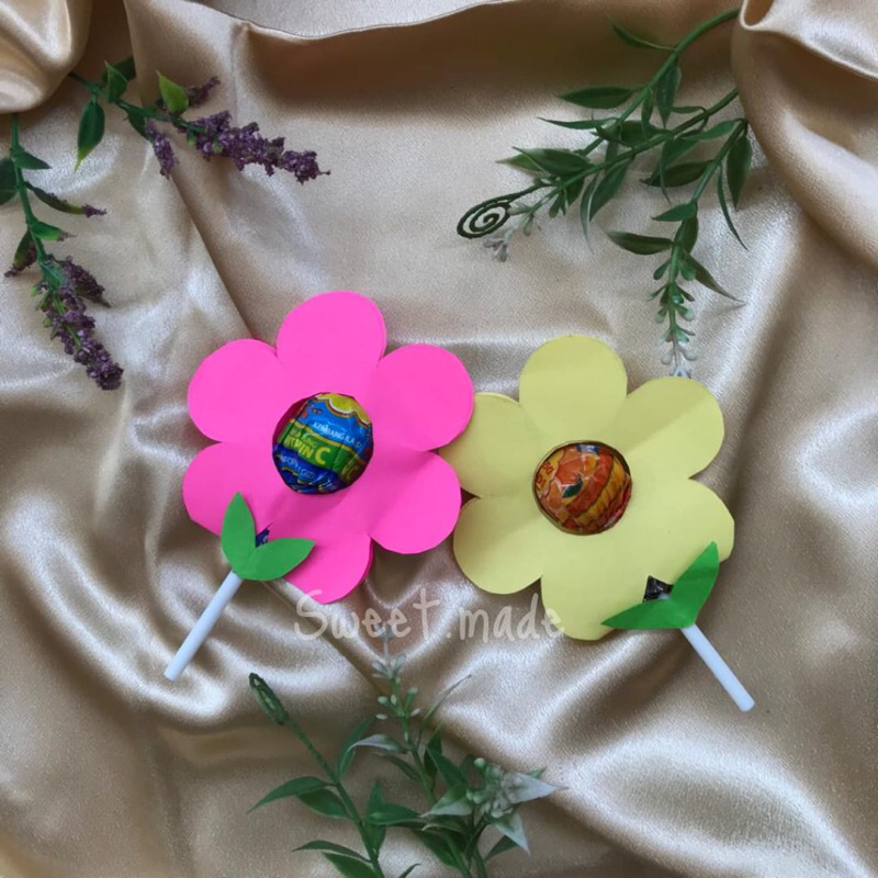 

Permen bunga origami