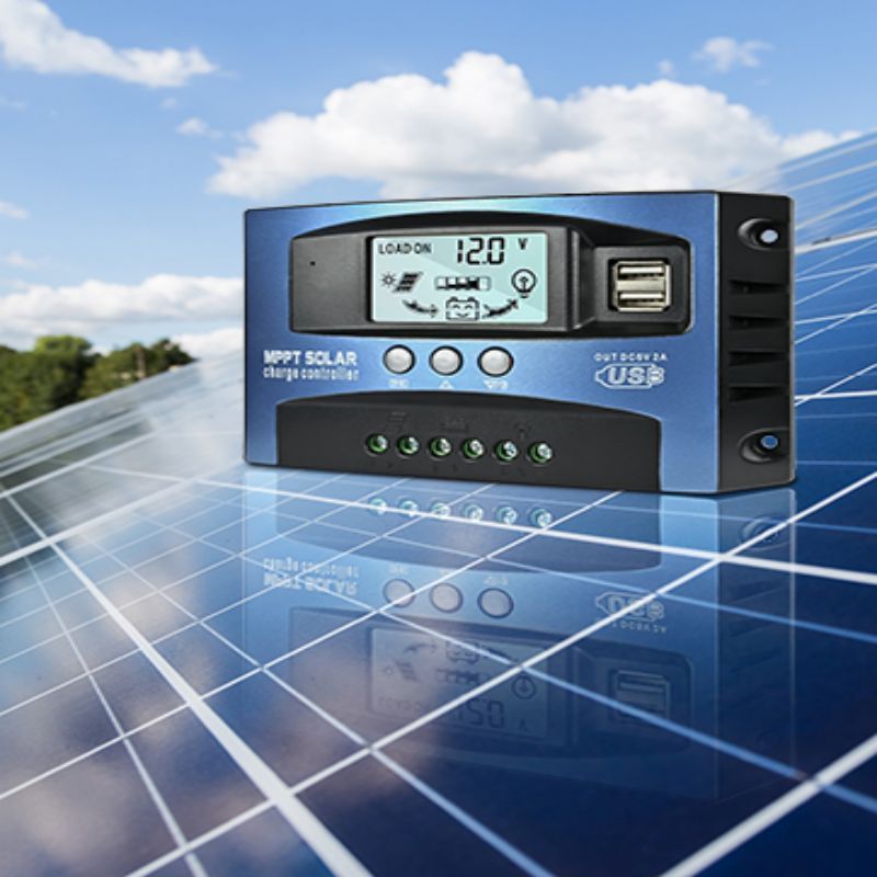 Solar Charger Controller MPPT 50A 12V 24V Panel Surya Solar Charger Controller LCD Display Produk