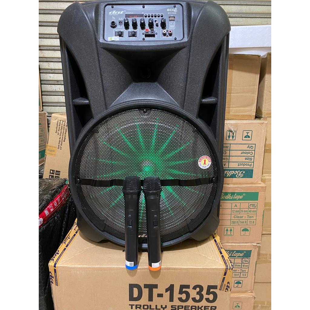 SPEAKER TROLLEY DAT DT 1535 ECO+ LED PARTY SPEAKER DAT 15inch DT1535