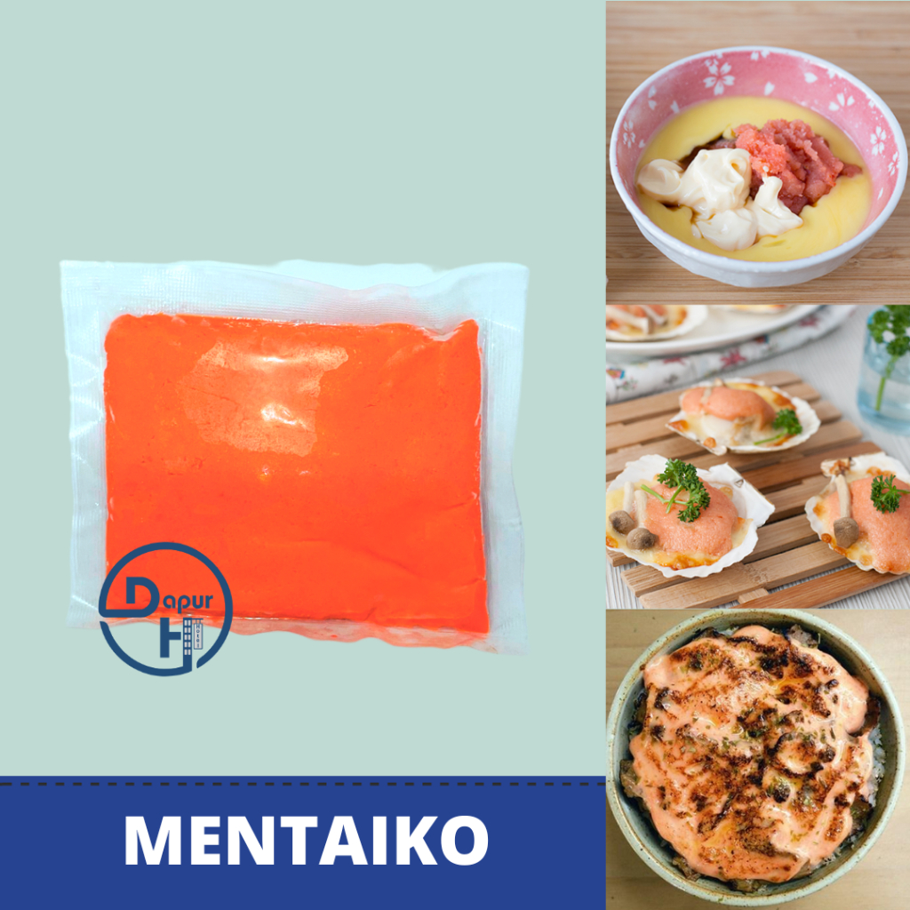 

MENTAIKO Myeongnan Telur Ikan Mentai Berbumbu 100 g │ Korean Salted Pollock Roe--