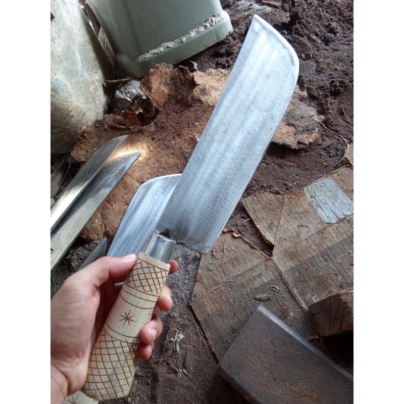 pisau dapur cacah daging, potong ayam dan lainnya