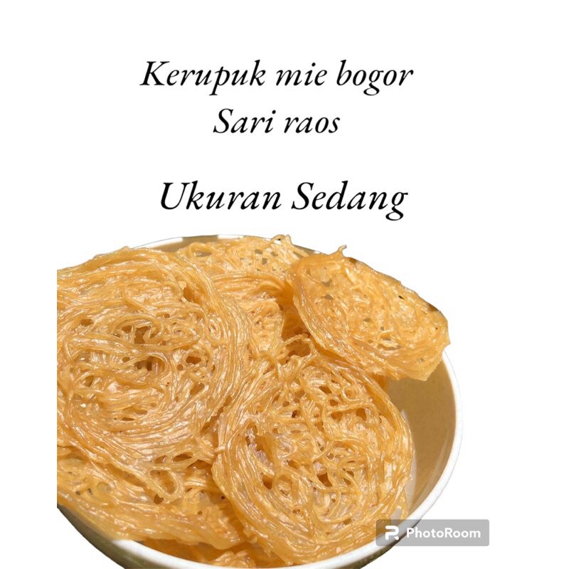 

kerupukmiebogor Sari raos SEDANG 500gram