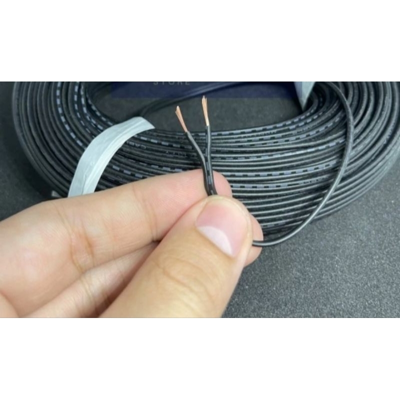 kabel awg 24 2x18 0,12mm 5 meter kabel awg 2 jalur