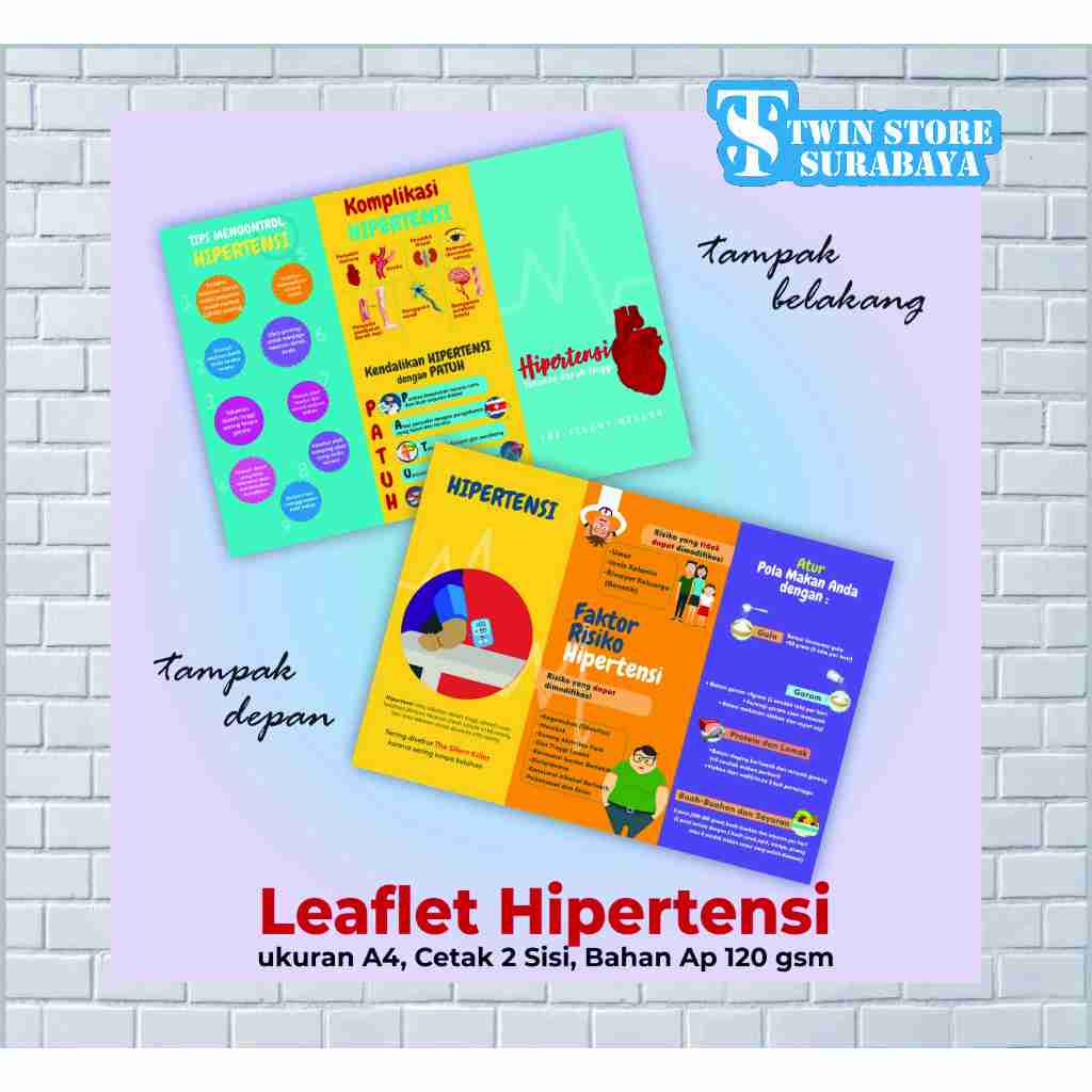 

Brosur/Leaflet Kesehatan Uk A4-2 Sisi (min order 20lbr) Non Custom