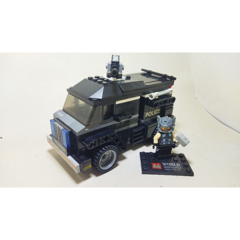 Lego kw mobil SWAT/Lego mobil/Lego kendaraan/Lego bekas