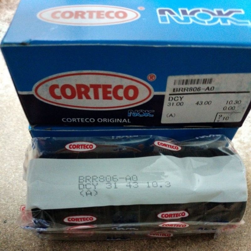 Oil Seal SHOCK DEPAN TIGER GL PRO NEO DCY 31 43 10.3 NOK  CORTECO ORIGINAL DCY 31X43X10,3