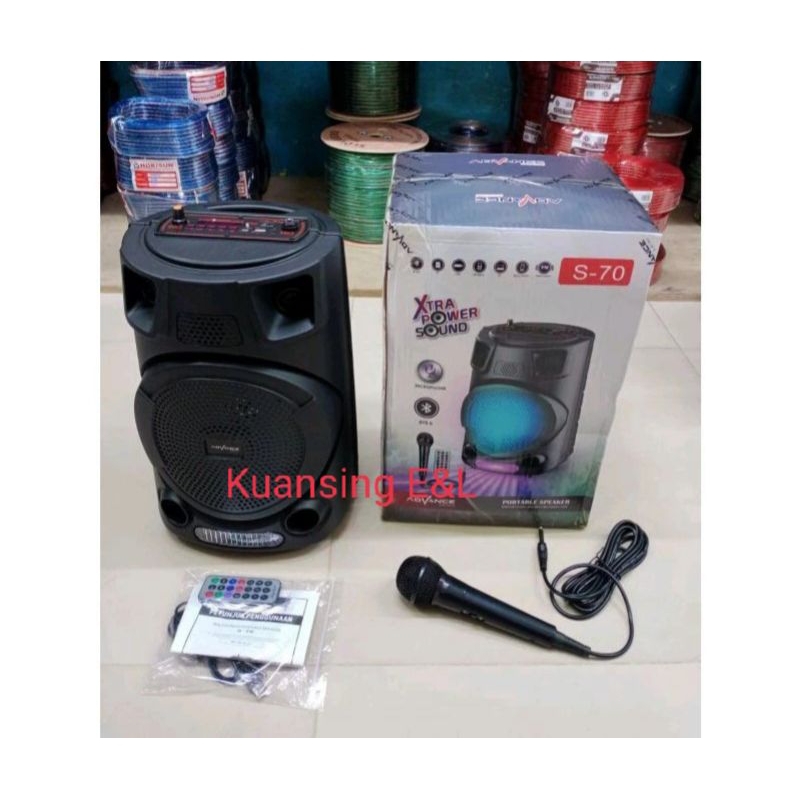 Speaker/speker Bluetooth Portebel Advance S70 8inch