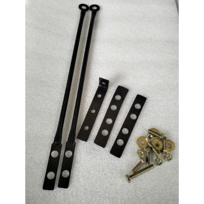 Tiang penyangga keranjang sepeda breket kranjang sepeda