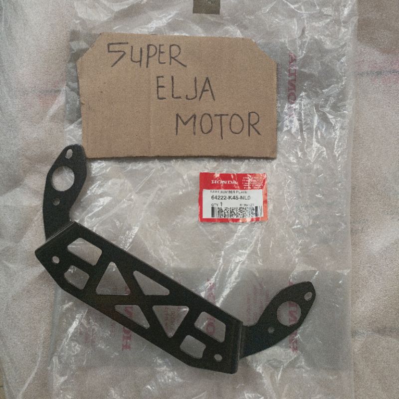 Stay Number Plate Bracket Pangkon Dudukan Plat Nomer HONDA CB150R K45R 2021-64222K45NL0