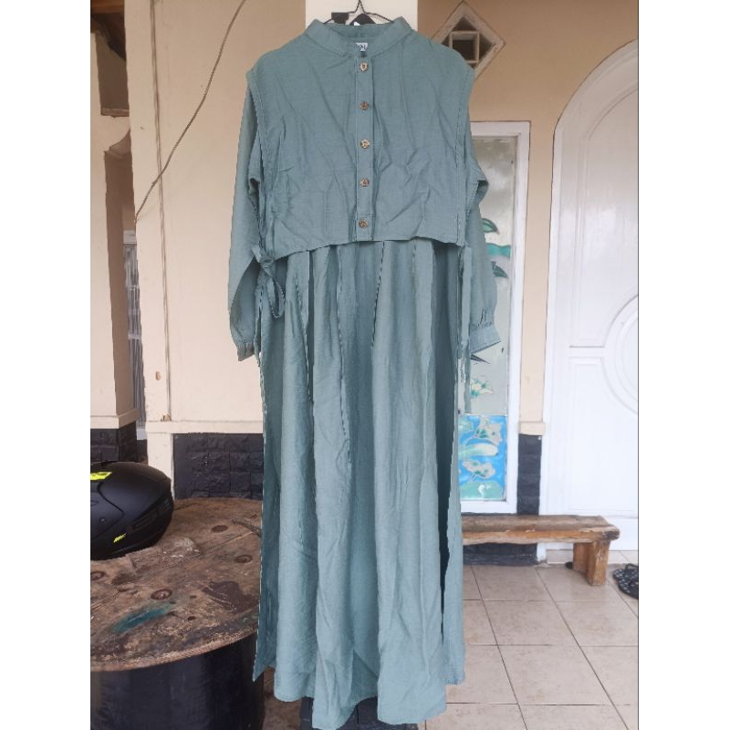 Gamis Vavani Premium Sage Pololinen
