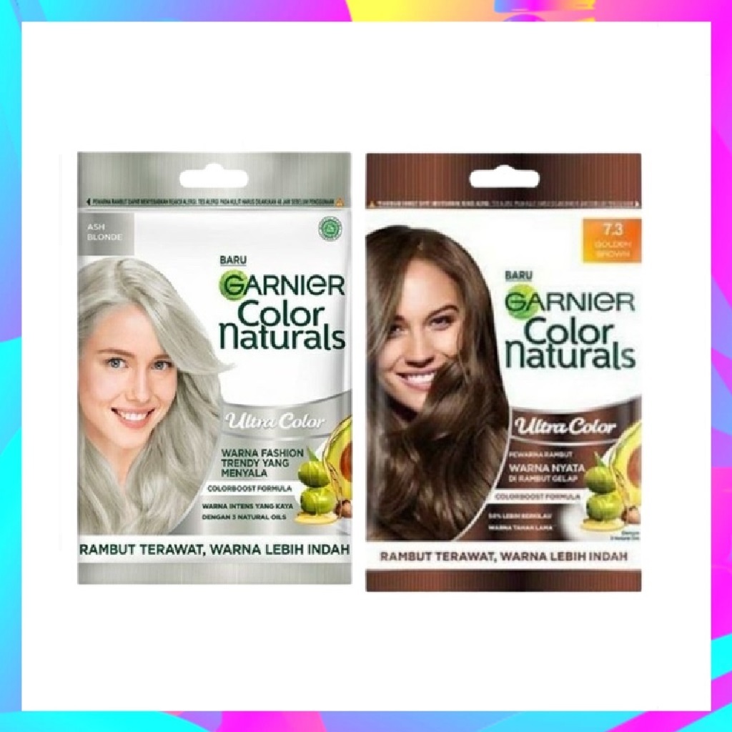 GARNIER COLOR NATURALS ASH BLONDE & GOLDEN BROWN