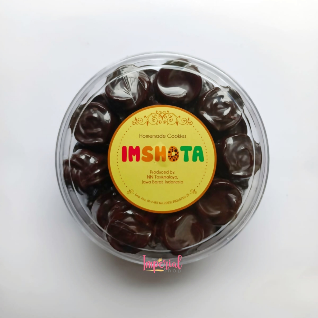 

Coklat Kacang Mete / Cokelat Kacang Mede / Chocolate Kacang Mente Rose Bentuk Bunga Imshota Cookies