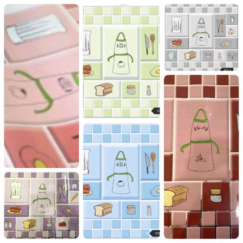 wallsticker dapur tahan panas anti minyak
