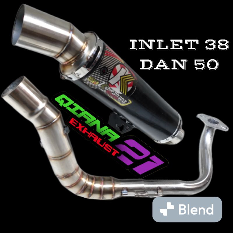 Knalpot samlong hitam kawahara beat/knalpot samlong kawahara/knalpot samlong mio sporty/knalpot saml