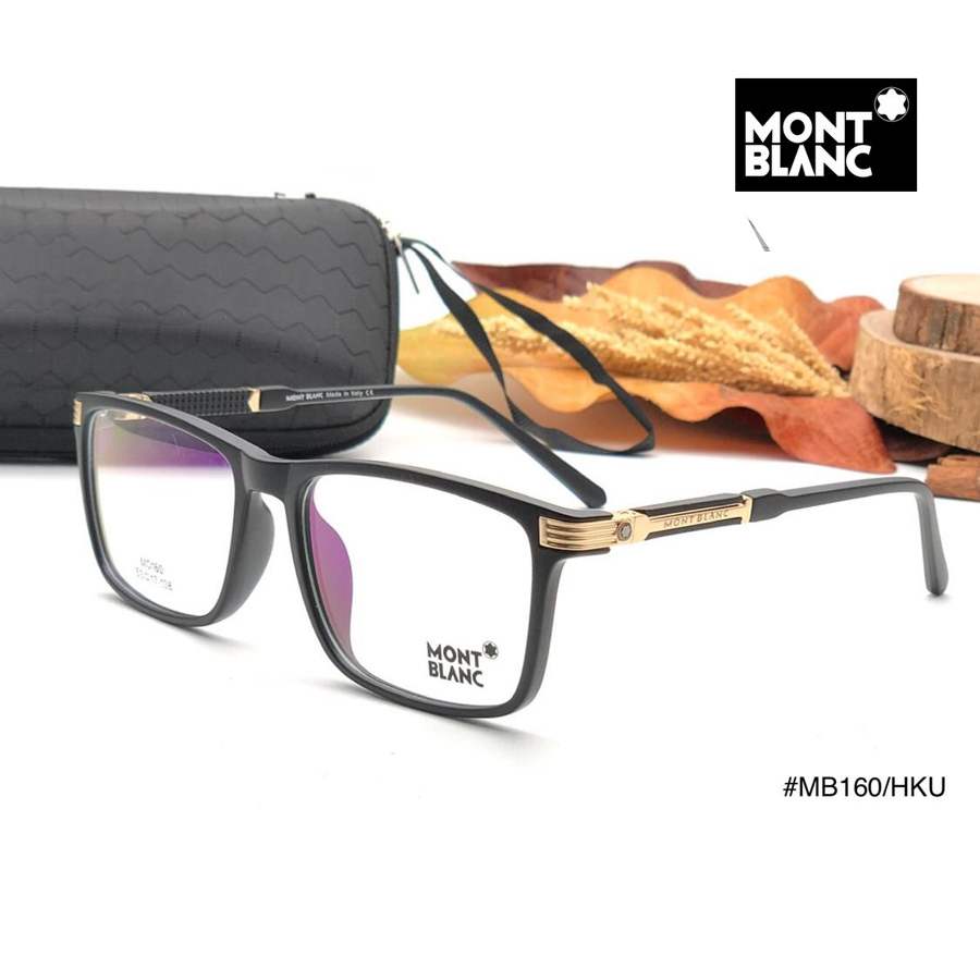 Frame Kacamata MONTBLANC 160 Kotak Sporty Pria