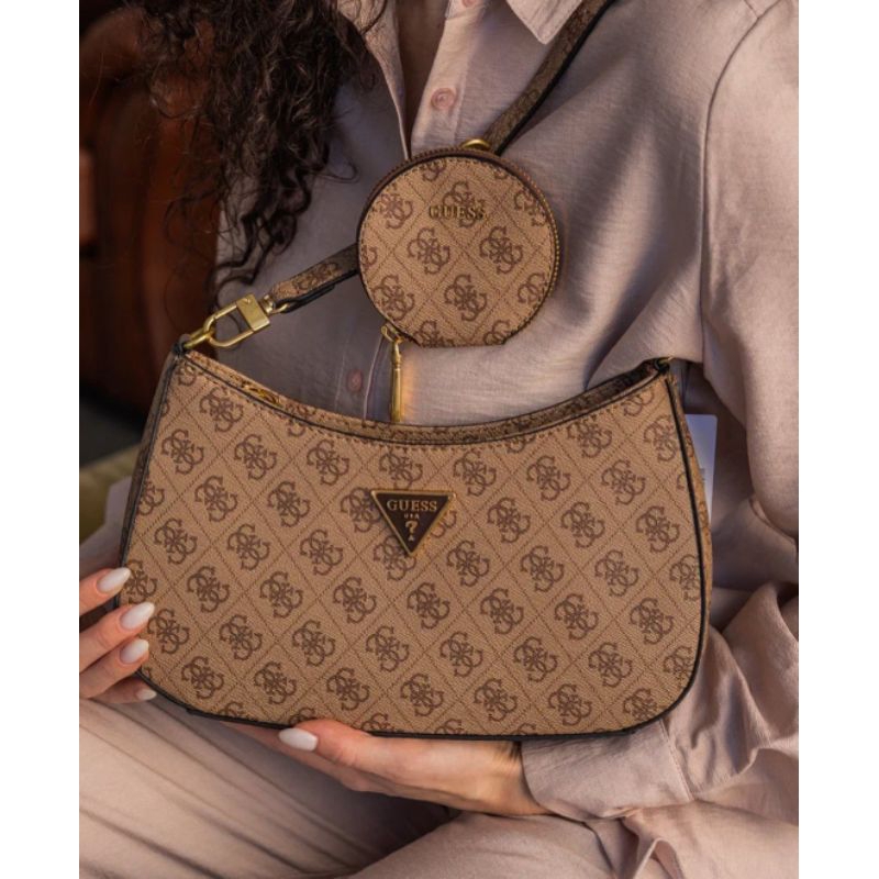 guess alexie shoulder bag tas guess wanita tas guess selempang tas guess original guess bag