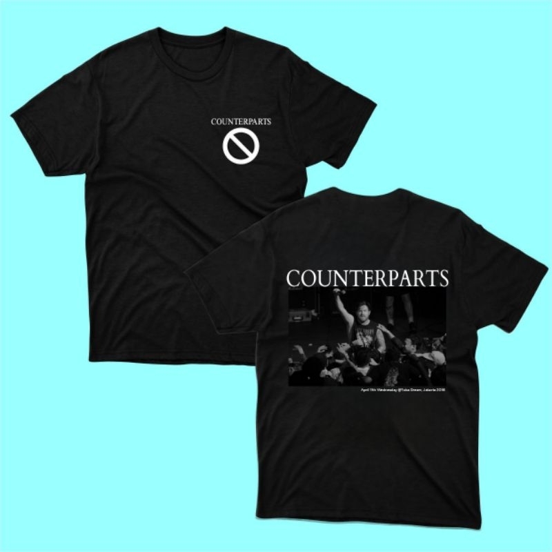 T-Shirt Counterparts live in Jakarta 2018