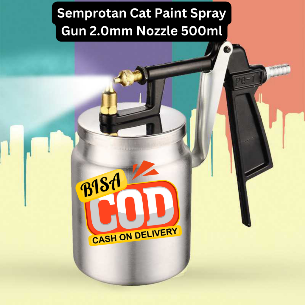 Semprotan Cat Paint Spray Gun 2.0mm Nozzle 500ml