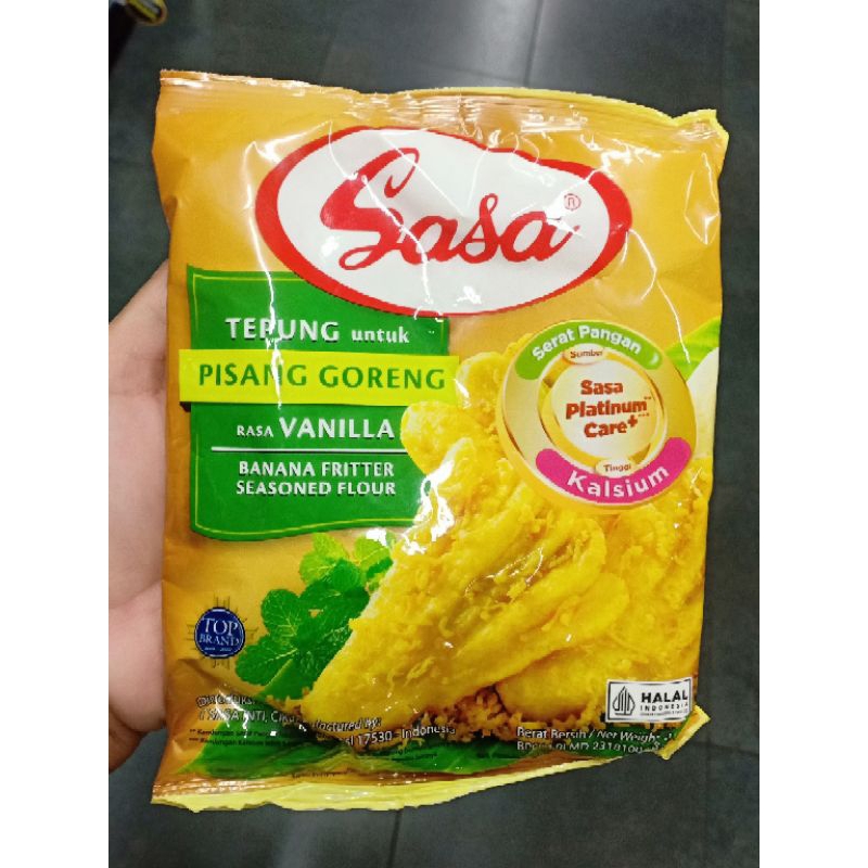 

SASA Tepung pisang goreng vanila 225gr