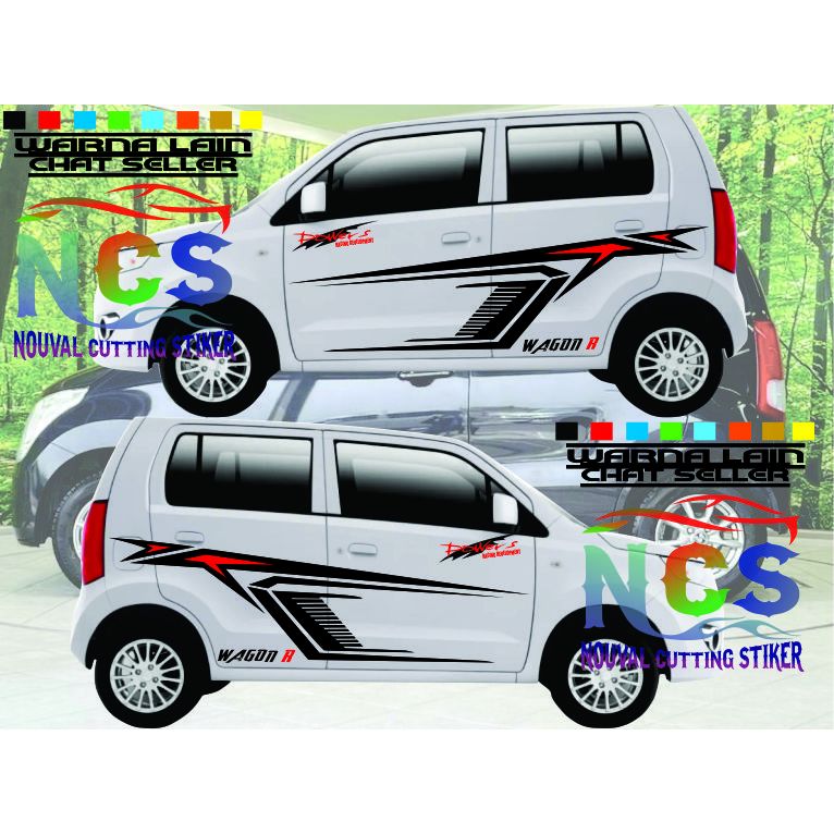 Promo termurah stiker mobil karimun sticker list body karimun wagon R