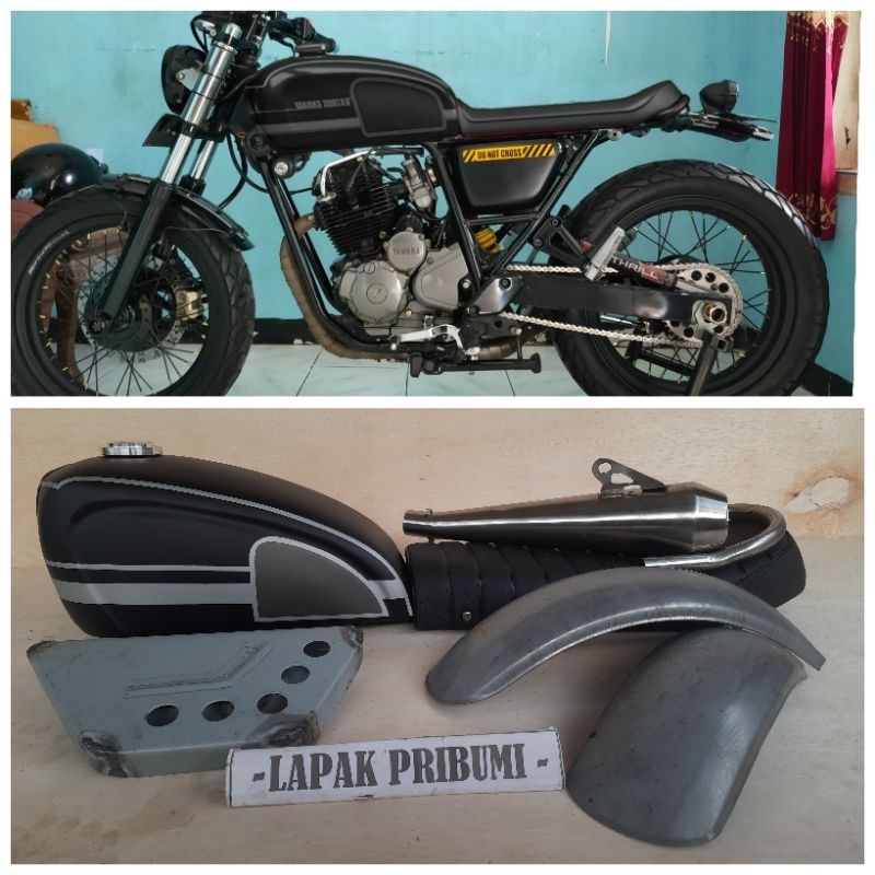 Paket Japstyle Bratstyle Bratcafe Caferacer custom Paket Custom Paket Body Japstyle Tangki motor jap