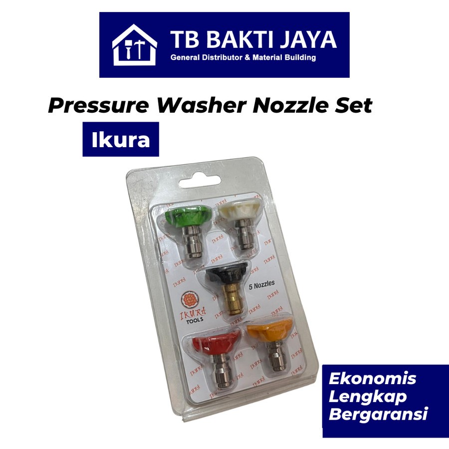 Pressure Washer Nozzle 5 Pcs / Spray Nozzle Tip Jet Cleaner