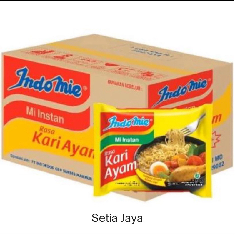 

Indomie Kuah Rasa Kari Ayam Mie instant Mi kuah