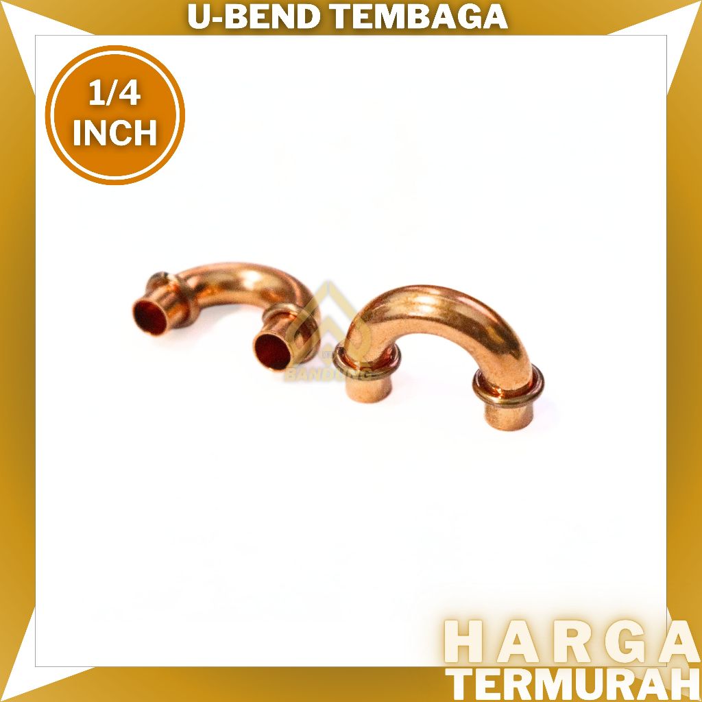 UBEN TEMBAGA 1/4 INCH | U-BEND / UBEN 1/4 / U BEN PIPA 1/4INCH / YUBEN / UBEN EVAP TEMBAGA 1/4" | AS