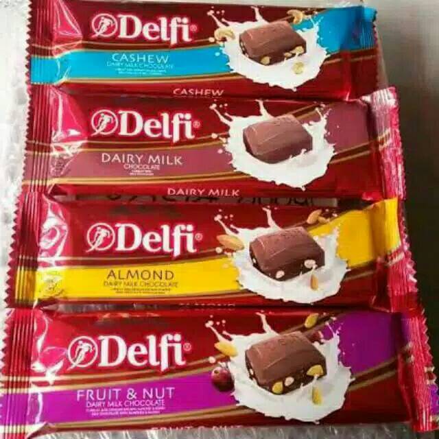 

DELFI COKLAT BAR 40 GRAM / 1 BOX ISI 10 / DAIRY MILK - MEDE