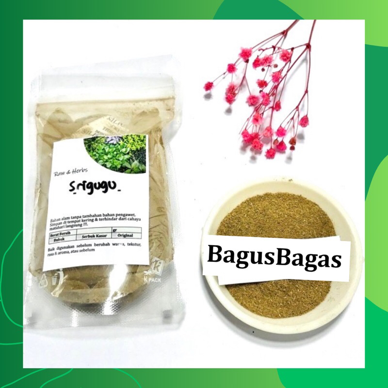 

100gr Bubuk Daun Srigunggu Singgugu Senggugu Sagunggu Kering Herbal Tradisional MURNI JSR Obat Asma