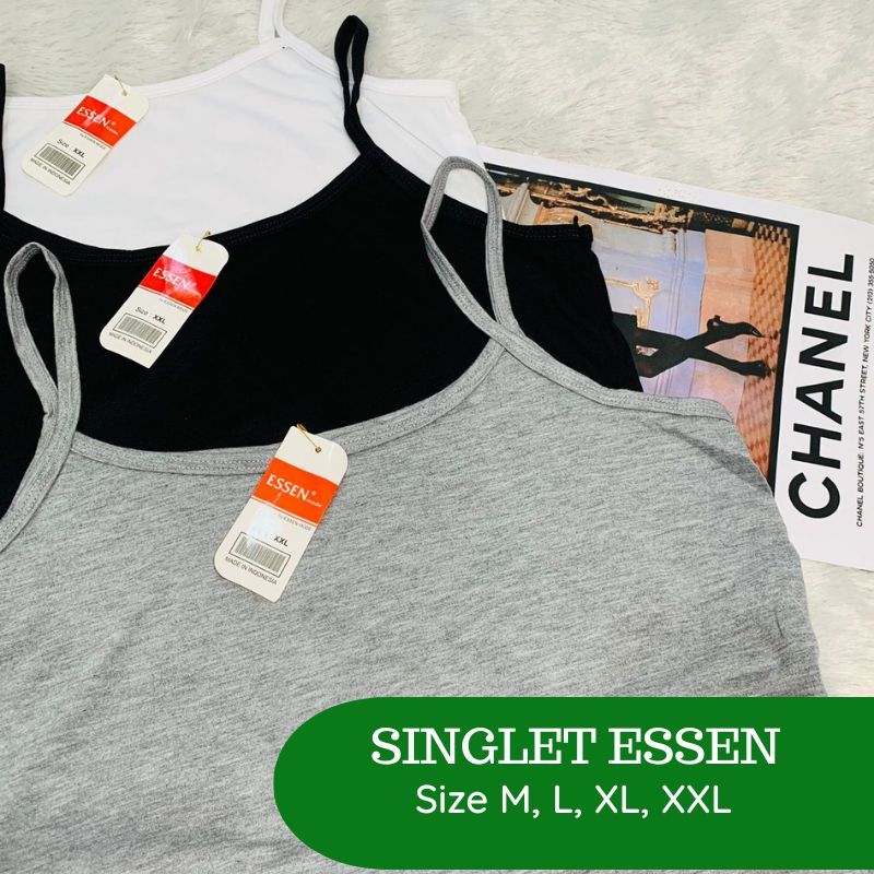 BISMILLAH354 Tanktop Essen Tengtop Wanita Singlet Wanita Size M L XL XXL