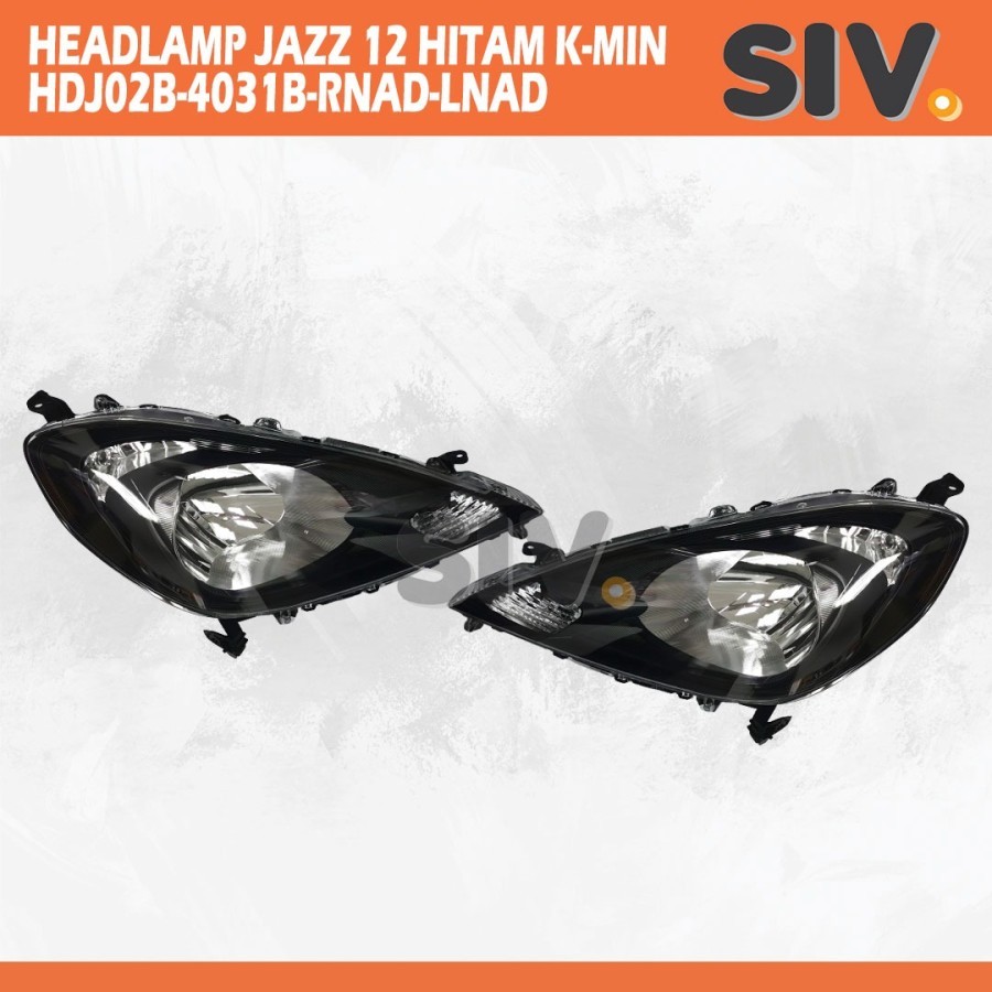 HEADLAMP LAMPU DEPAN HONDA JAZZ 2012 BLACK STD