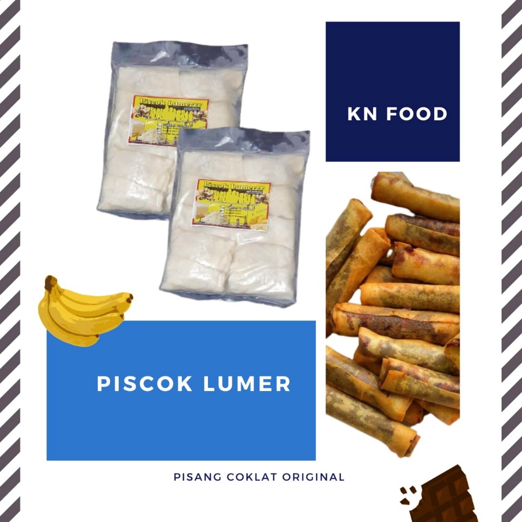 

Piscok / Pisang coklat lumer/ lembut di dalam kriuk diluar/ coklat fulll.