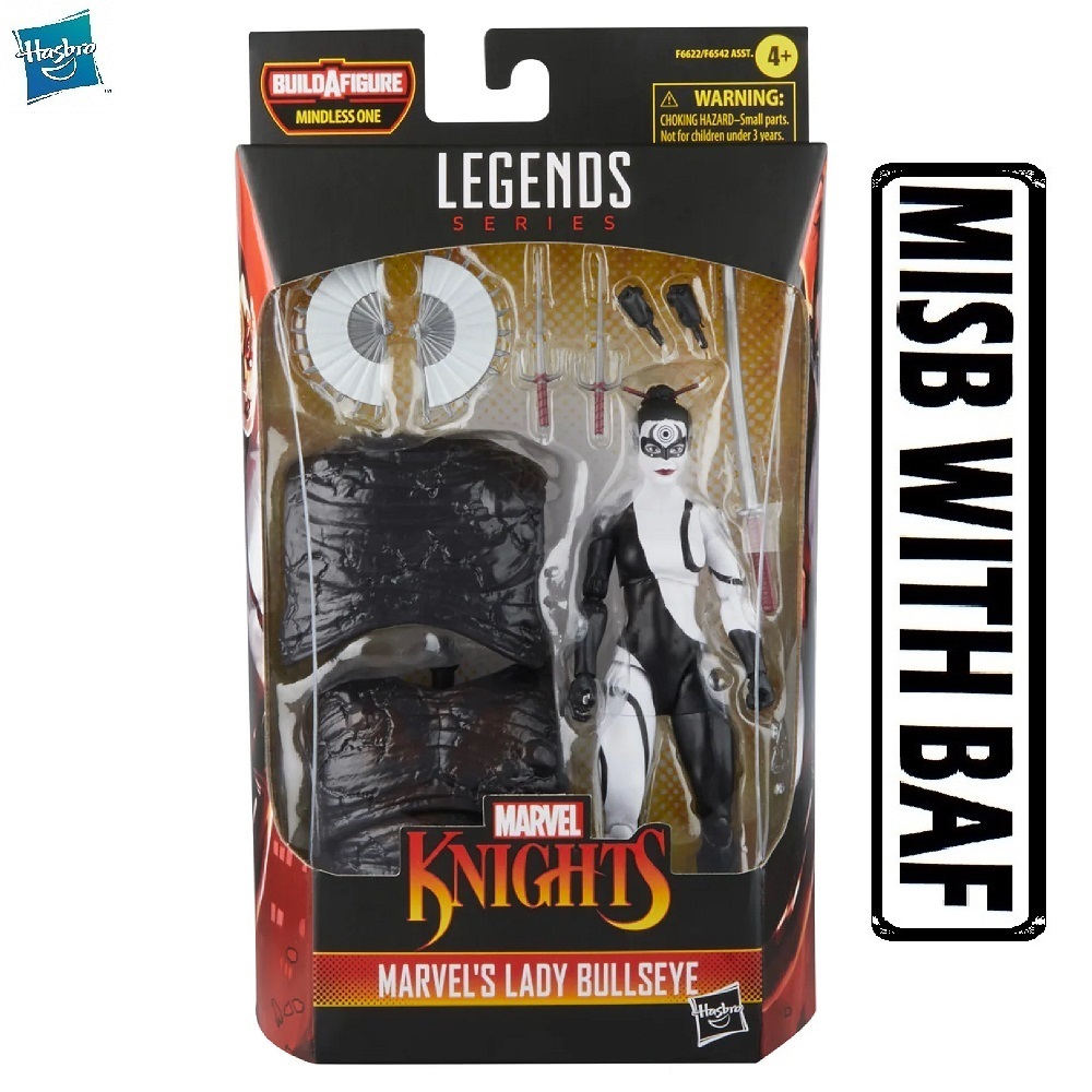 MARVEL Legends Series MARVEL Knights Wave Marvel's Lady Bullseye Figure BAF Mindless One