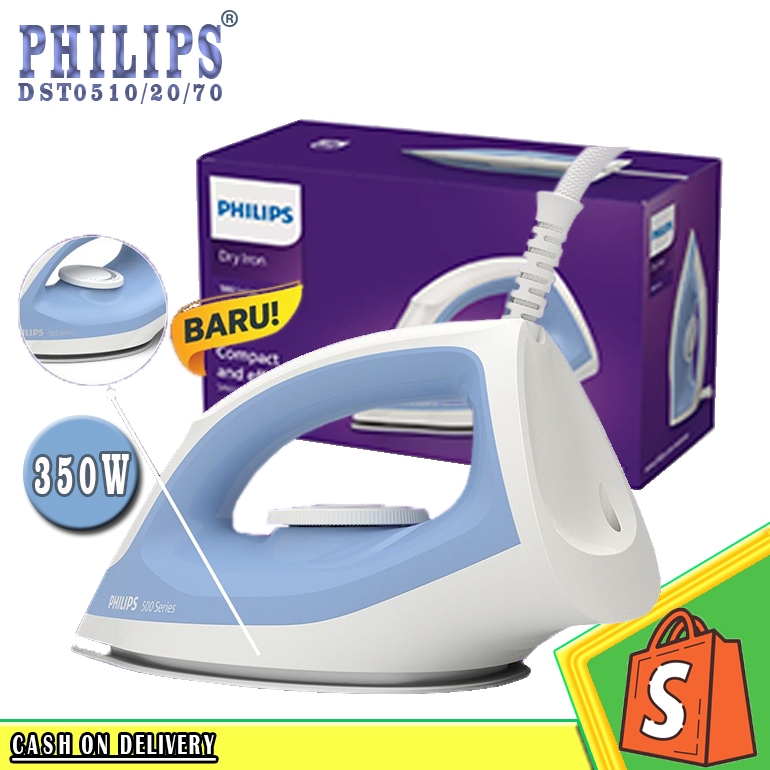Setrika Philips 500 Series DST0510 Free Gift Setrika Philips Murah Setrika Philips Anti Lengket