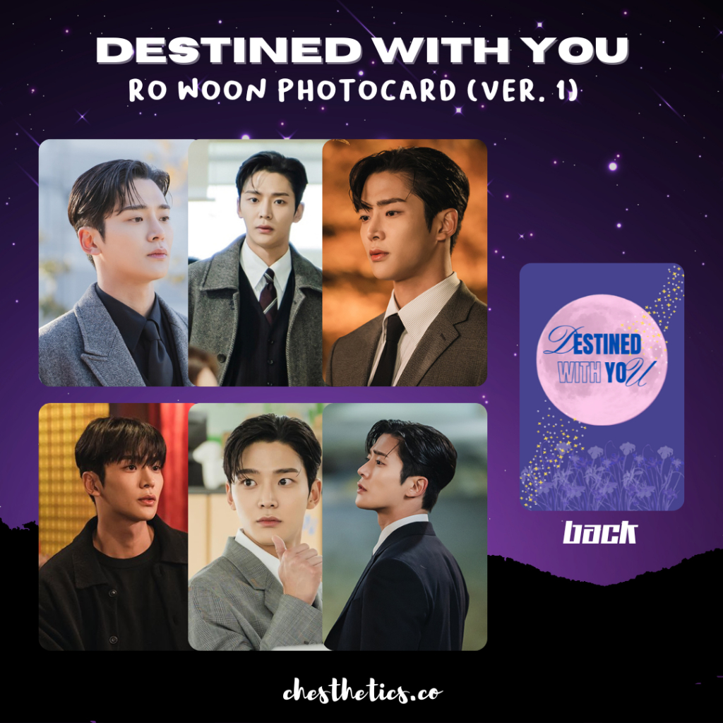 Destined With You KDrama Korea Korean Drama Photocard Aktor Rowoon Jo Boah