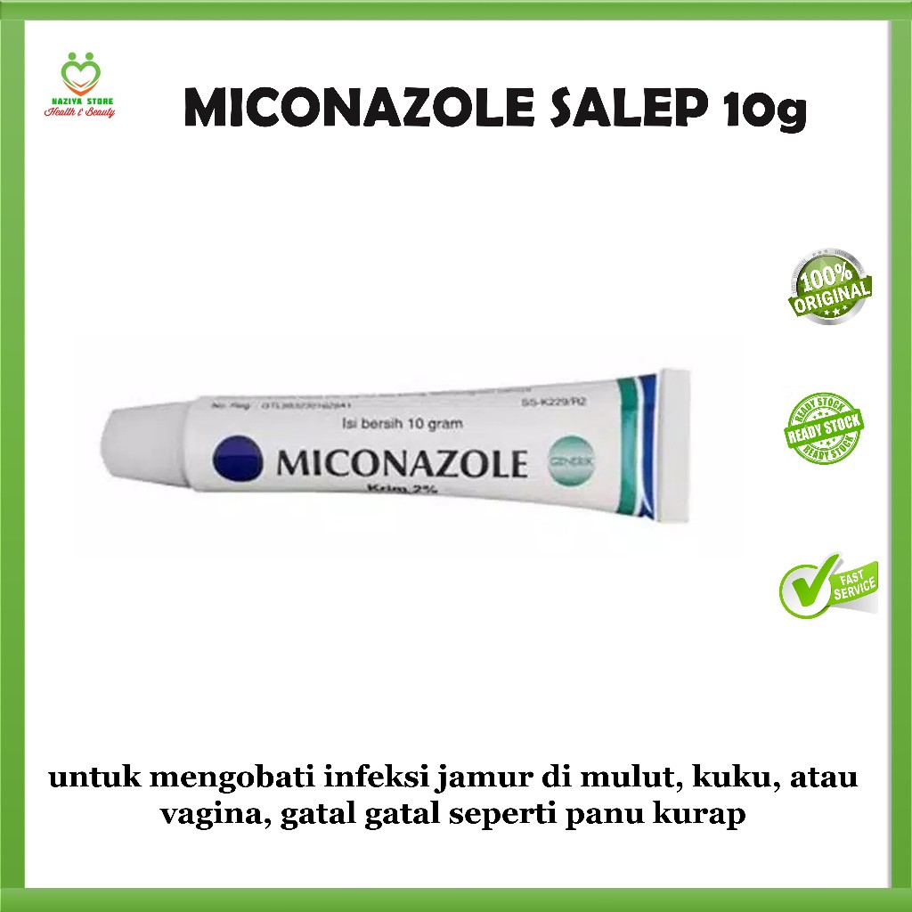 MICONAZOLE SALEP NITRATE 10g Obat Salep Jamur Kucing Obat Panu dan Kutu Air