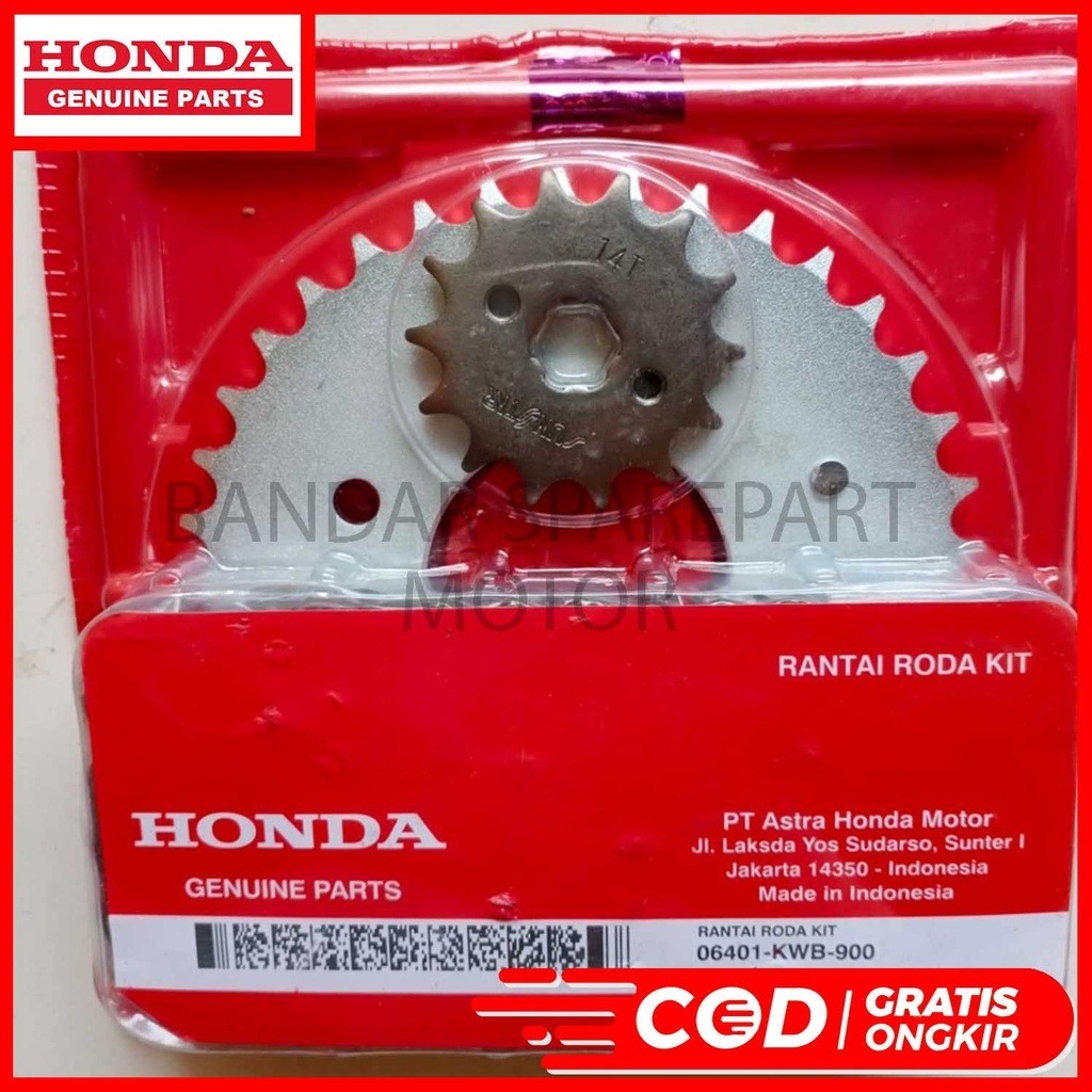 GEAR SET HONDA BLADE 110 REVO ABSOLUTE KWB