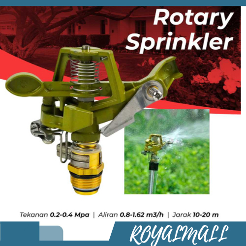 Rotate Sprinkler Spray Nozzle Air Irigasi Taman / Sprinkler Springkel Springkler Spray Sprayer Alat 
