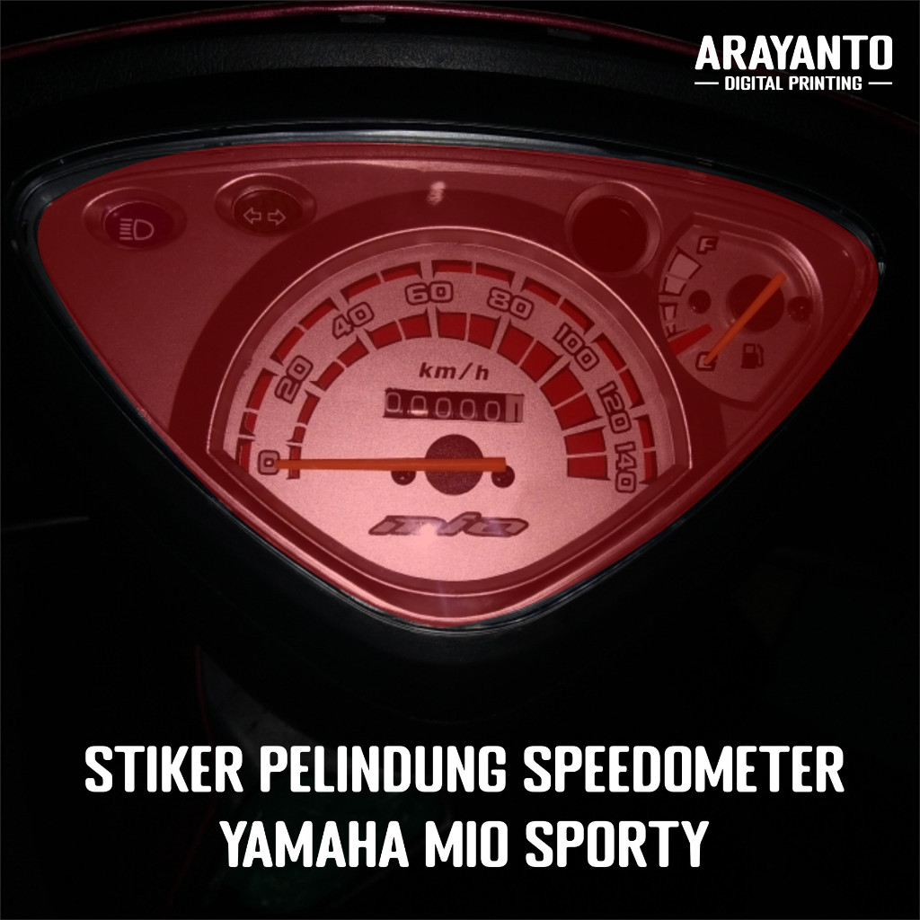 Sticker Pelindung Speedometer Yamaha Mio Sporty Variasi Transparan Warna ARS002