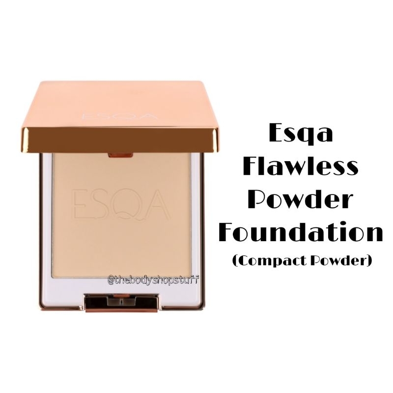 Esqa Flawless Powder Foundation Bedak Padat Esqa Compact Powder