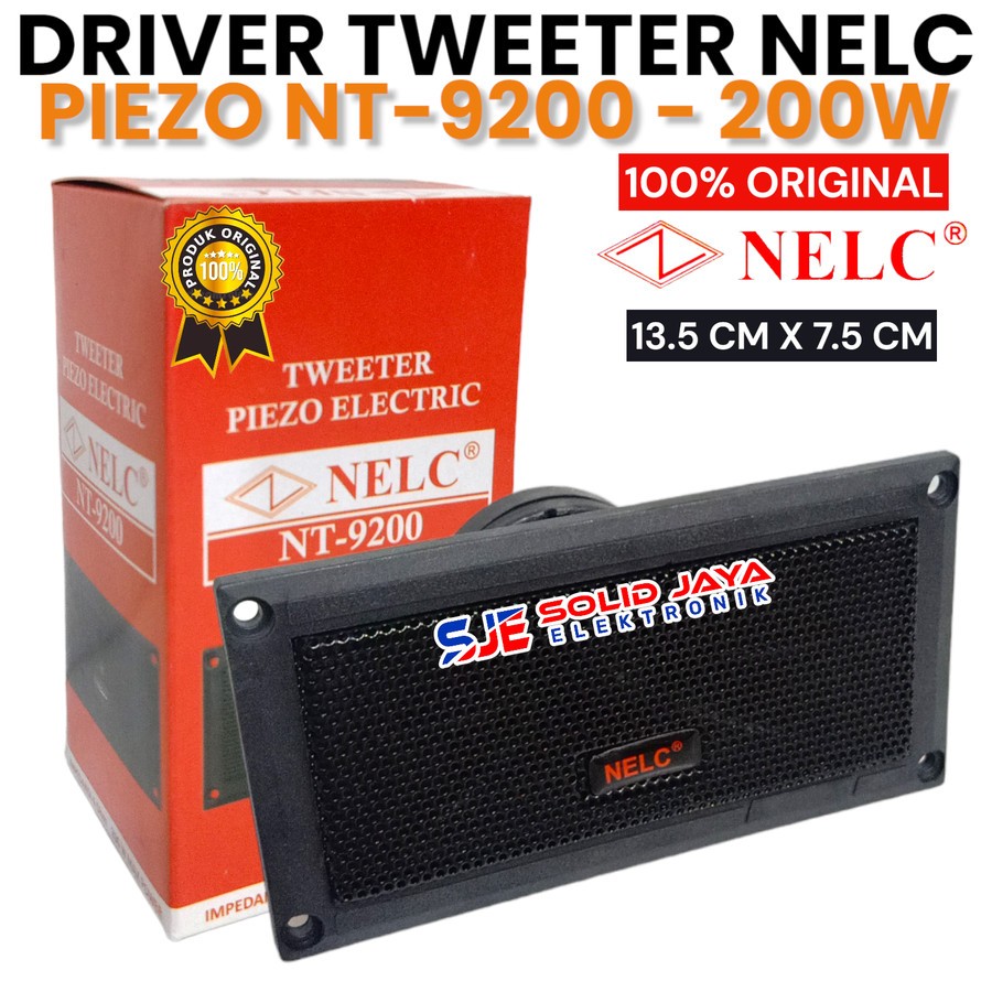 TWEETER KOTAK NELC NT-9200 200W TWITER TWETER TWITTER PIEZO TWEETER SPEAKER 4 OHM HIGH HI NELC NT920