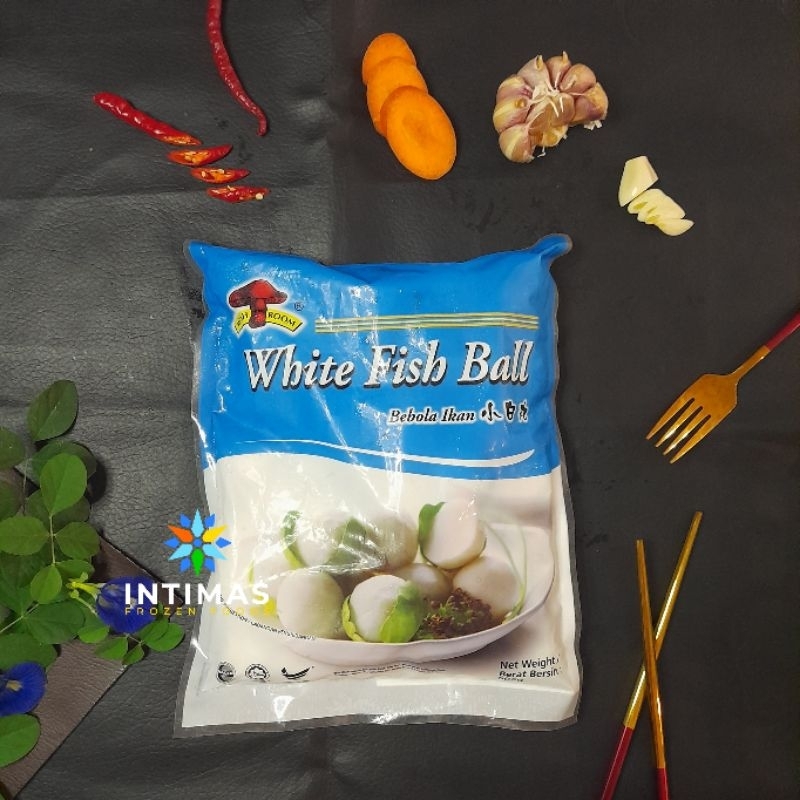 

Mushroom White Fish Ball Bebola Ikan 500g