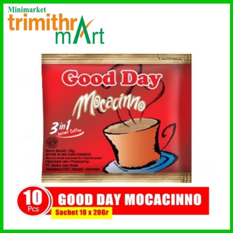 

Kopi Good Day Moccacino @20G X 10Pcs