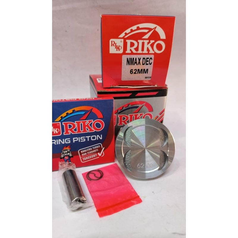 Piston Kit Riko Racing Yamaha Nmax Aerox 155 Lexi 60mm 61mm 62mm 63mm 64mm Pen 14 bisa untuk CBR150 