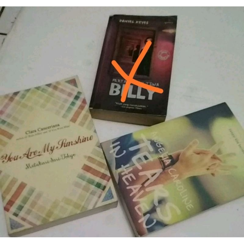 CABUTAN NOVEL PERTARUNGAN JIWA  BILLY/YUO ARE MY FUSHINE CLARA CANCERIANA/TEARS IN HEAVEN ANGELIA CA