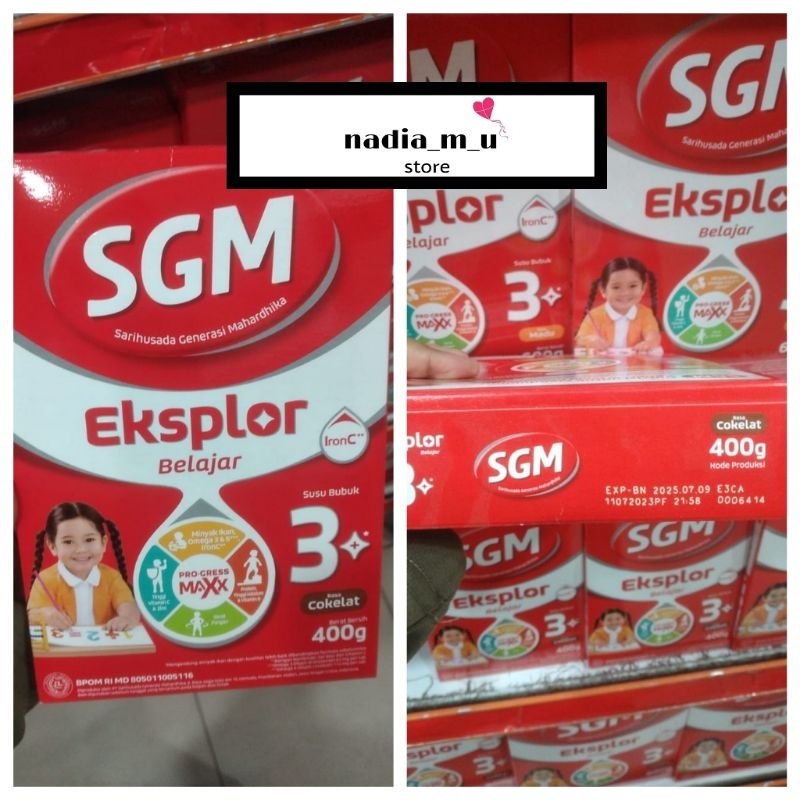 

SGM 3+ Cokelat 400 gr