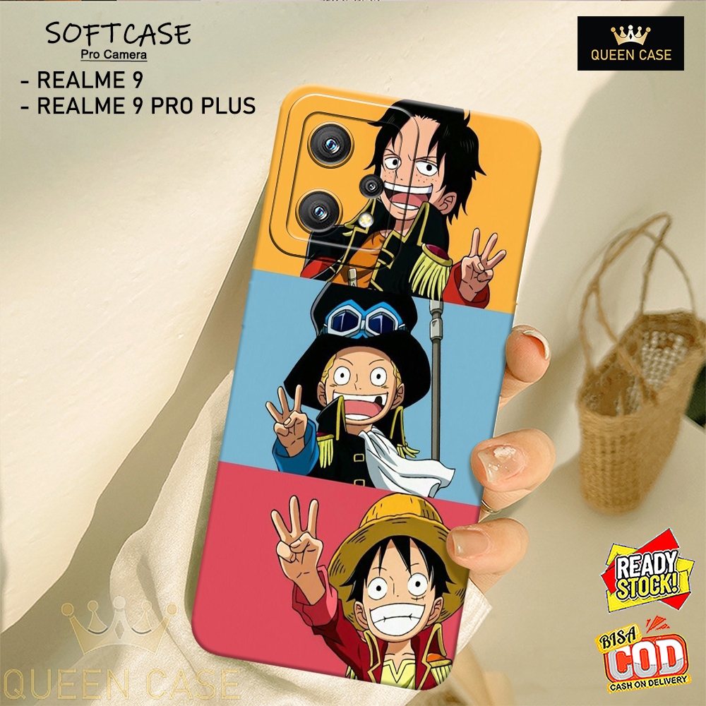 Case Hp REALME 9 / REALME 9 PRO Terbaru Motif ANIME Bahan Softcase Silikon Lentur & Tebal