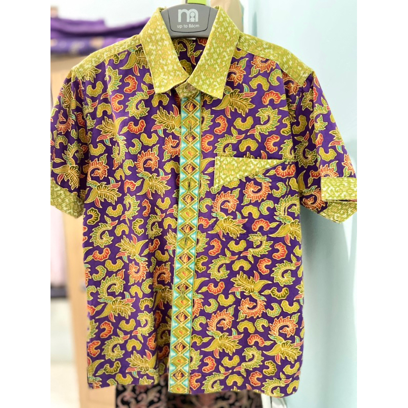 Preloved Baju Batik Anak Laki-laki Lengan pendek merk Batik Keris